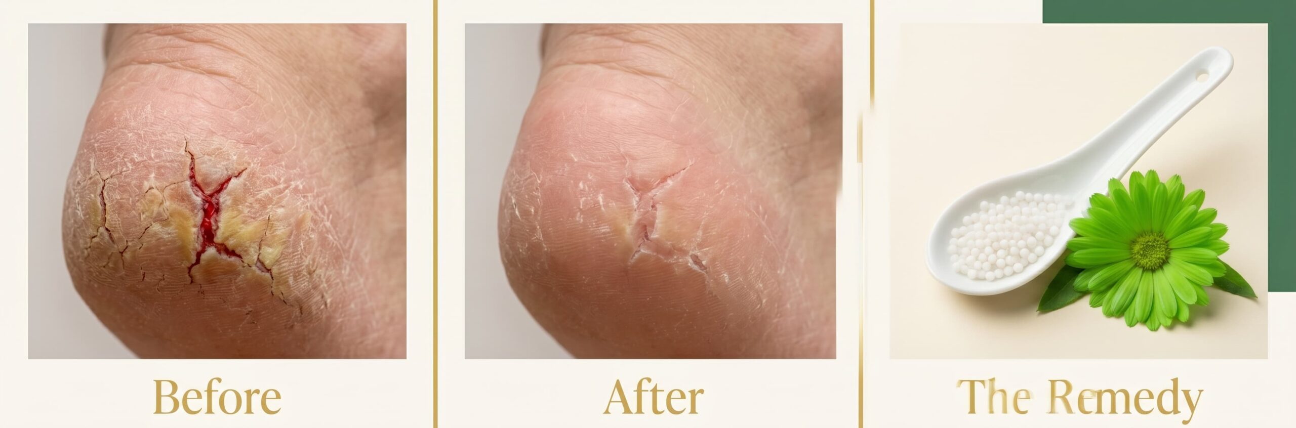cracked heels treatment homeopathy